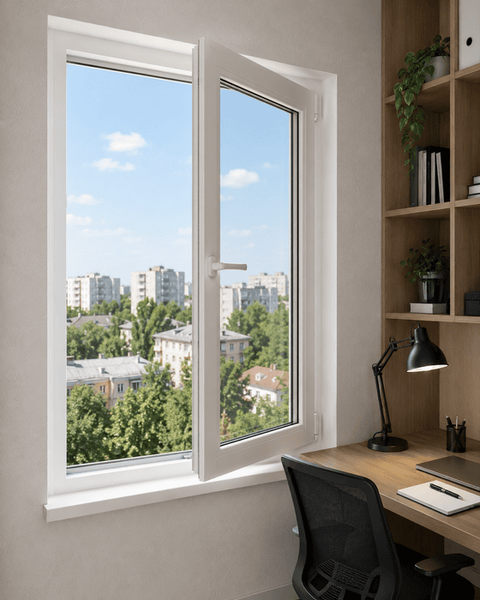 Металопластикове вікно WDS 5S Поворотно-відкидне 1000 x 700 мм 10006 фото