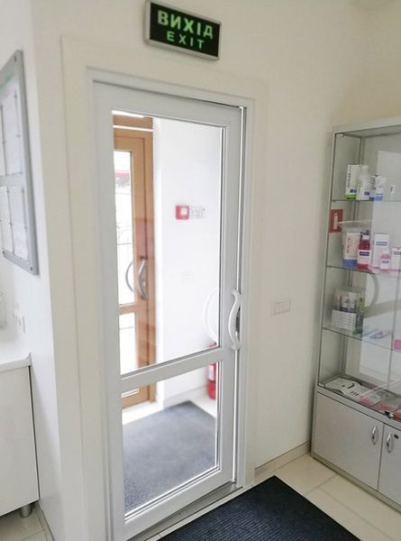 Металопластикові двері WDS 5S поворотно-відкидні 900 x 2200 мм 10013 фото