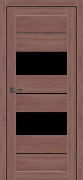 Міжкімнатні Двері MSDoors Eko Dakota Чорне скло Ламінатин 29670 фото