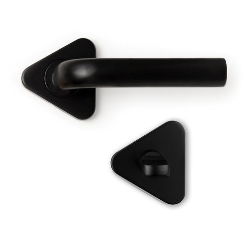 Комплект: ручка та накладка під WC S-1105 WC BLACK фото
