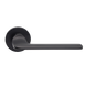Ручка для дверей на розетці APOLLO Z-1808 BLACK фото 1
