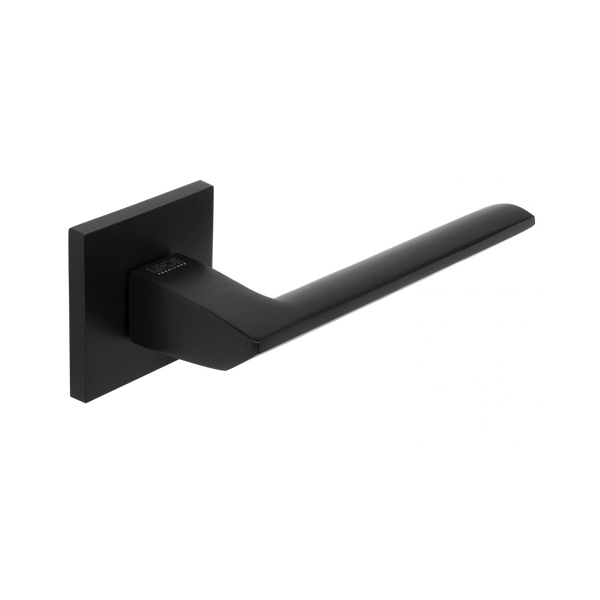 Ручка для дверей на розетці STEEL A-2021 BLACK фото
