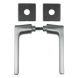 Ручка для дверей на розетці GHIDINI 7900 Uranus GZ 7900 ANTHRACITE фото 3