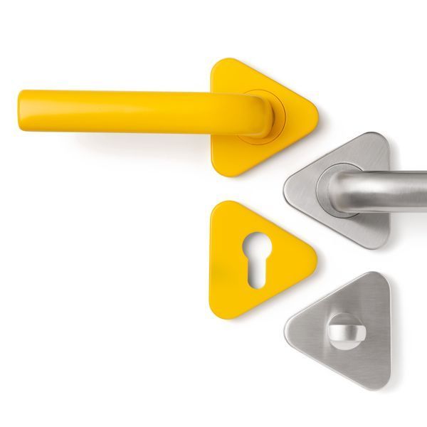 Ручка для дверей на розетці ARROW S-1105 YELLOW фото