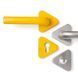 Ручка для дверей на розетці ARROW S-1105 YELLOW фото 4
